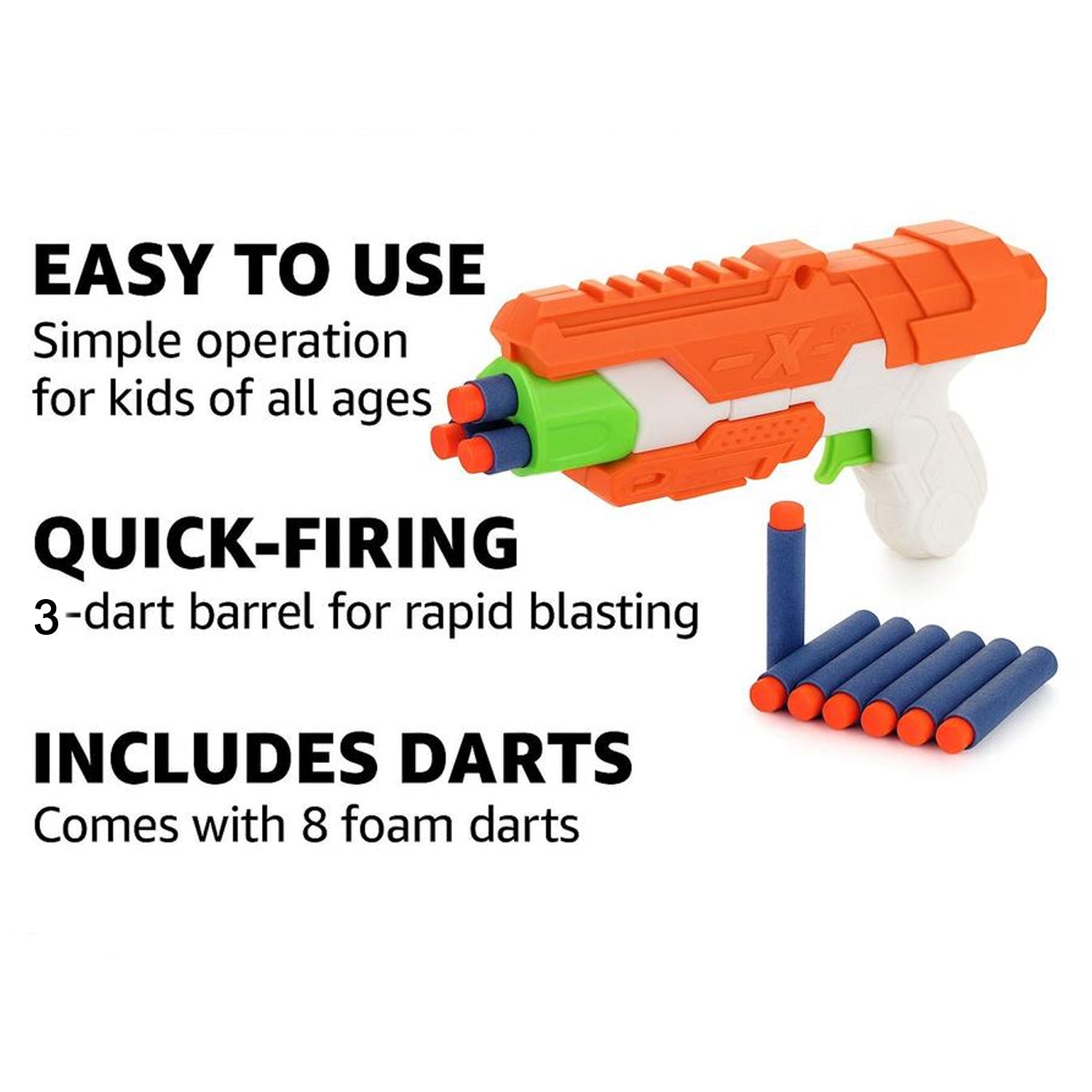 Z Master Toy Gun with Foam Bullets Compact Shooting Toy for Kids Z Master Toy Gun with Foam Bullets Compact Shooting Toy for Kids